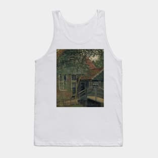 Footbridge at Zaandam by Claude Monet Tank Top